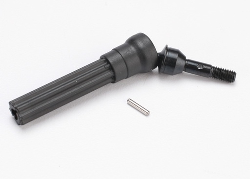 [ TRX-7251 ] Traxxas Driveshaft assembly, outer (1) (fits front & rear, stub axle side) 