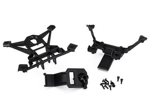 [ TRX-7715 ] Traxxas Body mounts, front & rear/ 3x15mm BCS (4)/ 3x12mm shoulder trx7715