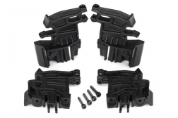 [ TRX-7718 ] Traxxas Battery hold-down mounts, left (2)/ right (2)/ 3x18mm CS (4) 