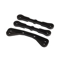 [ TRX-7726 ] Traxxas Bulkhead tie bar, upper (1)/ lower (2) (steel) 