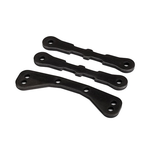 [ TRX-7726 ] Traxxas Bulkhead tie bar, upper (1)/ lower (2) (steel) 