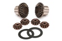 [ TRX-7782 ] Traxxas Gear set, differential (output gears (2)/ spider gears (4)/ 