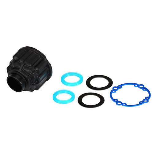 [ TRX-7781 ] Traxxas Carrier, differential/ x-ring gaskets (2)/ ring gear gasket/ 