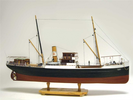 [ TUE00123 ] Türkmodel Panderma ferry 1/87  houtbouw lasercut