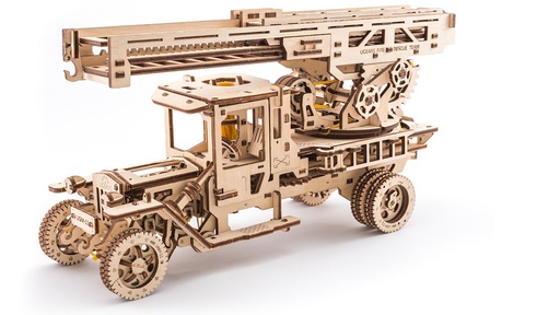 [ UGEARS70020 ] Brandweerauto met Ladder