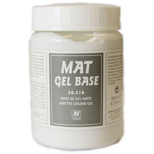 [ VAL26216 ] Vallejo Mat Gel Base         200 ml