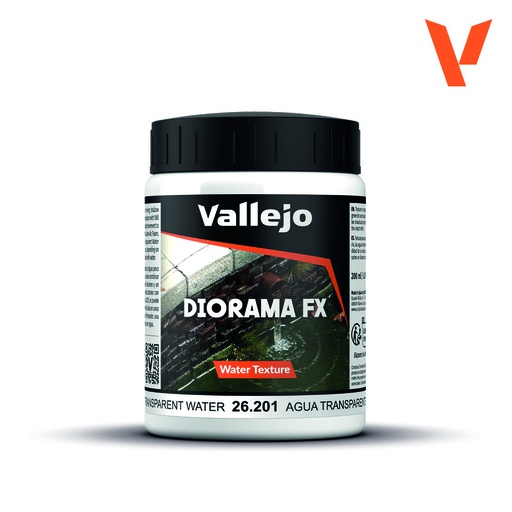 [ VAL26201 ] Vallejo Transparent water (colorless) 200ml 