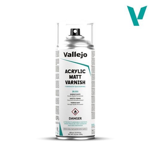 [ VAL28531 ] Vallejo Matt Varnish Spray 400ml