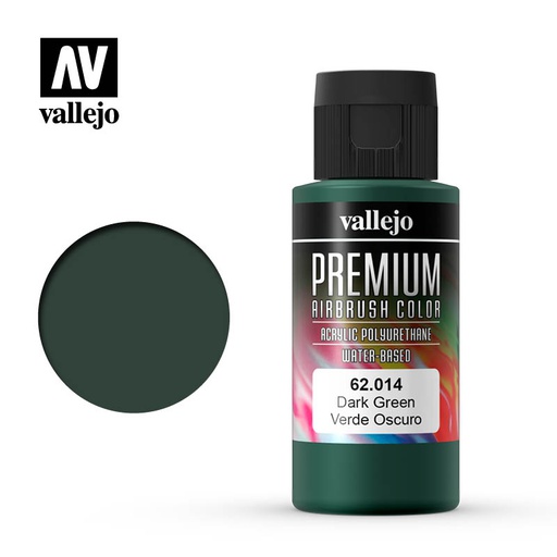 [ VAL62014 ] Vallejo Premium Color Dark Green 60ml