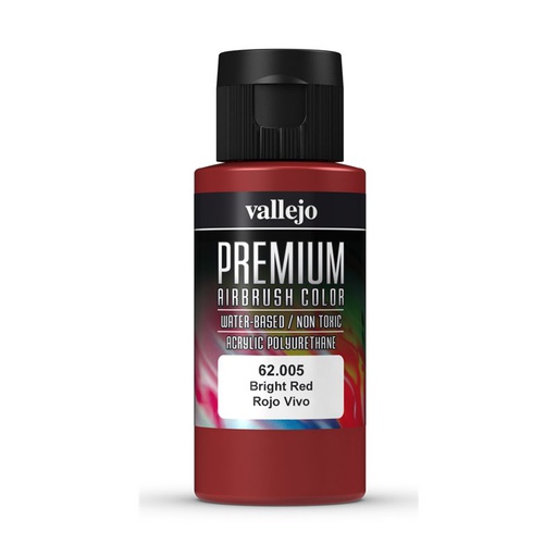 [ VAL62005 ] Vallejo Premium Color Bright Red premium 60ml