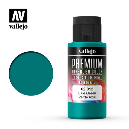 [ VAL62012 ] Vallejo premium airbrush color Blue Green 60ml