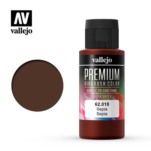 [ VAL62018 ] Vallejo Premium Color Sepia 60ml