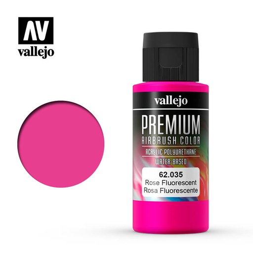 [ VAL62035 ] Vallejo premium airbrush color Rose Fluo 60ml