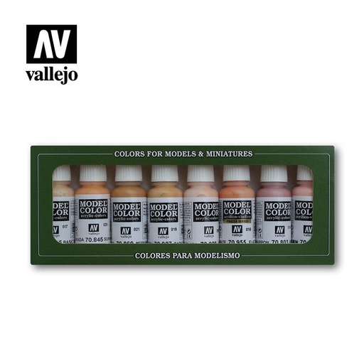 [ VAL70124 ] Vallejo Face &amp; Skin Tones (8)