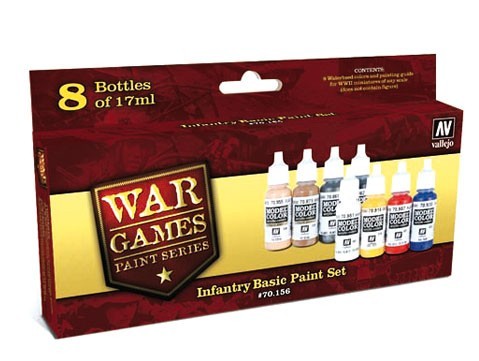 [ VAL70156 ] Vallejo Infantry Basic (8)