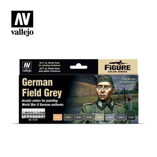 [ VAL70181 ] Vallejo German Field Grey Uniform (8) by Jaume Ortiz