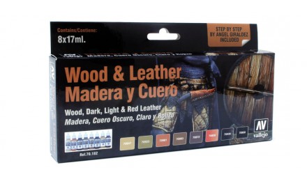 [ VAL70182 ] Vallejo Wood & Leather (8) By Angel Giraldez