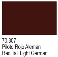 [ VAL70307 ] Vallejo Panzer Aces German Red Tail Light 17ml  nml