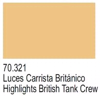 [ VAL70321 ] Vallejo Panzer Aces Bristish Tanker Highlights 17ml  nml