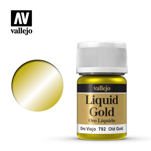 [ VAL70792 ] Vallejo Old Gold (Alcohol Based)