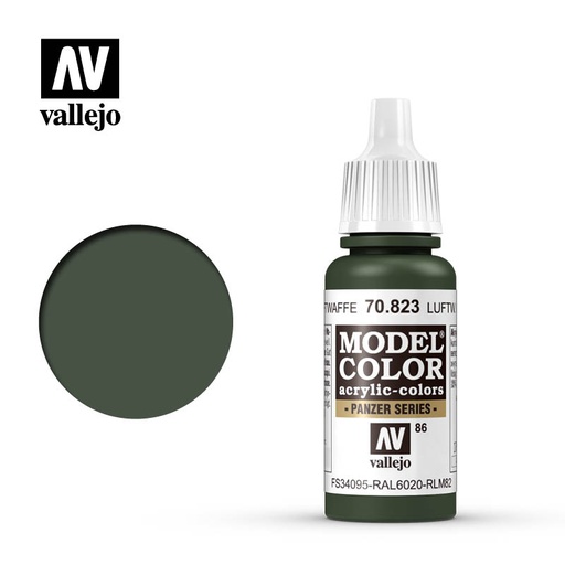 [ VAL70823 ] Vallejo Model Color Luftwaffe Cam.Green 17ml