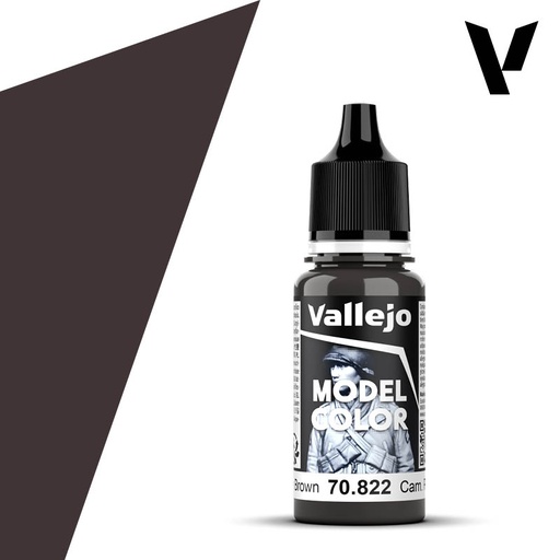 [ VAL70822 ] Vallejo Model Color German Cam.Black Brown 18ml