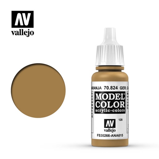 [ VAL70824 ] Vallejo Model Color Ger.Cam.Orange Ochre 17ml