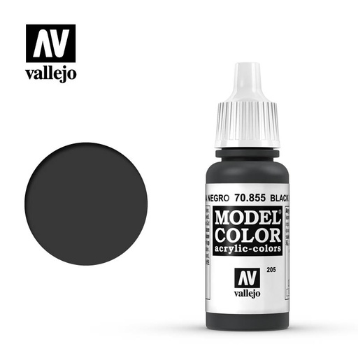 [ VAL70855 ] Vallejo Model Color Black Glaze 17ml
