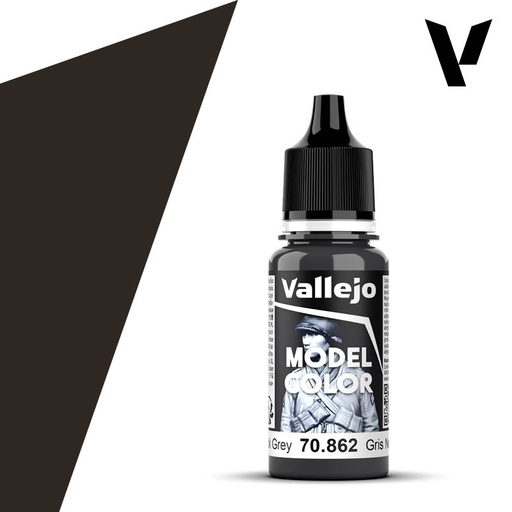 [ VAL70862 ] Vallejo Model Color Black Grey 18ml