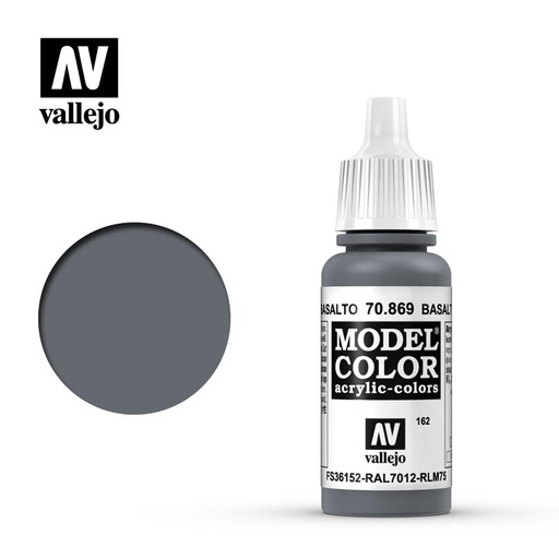 [ VAL70869 ] Vallejo Model Color Basalt Grey 17ml