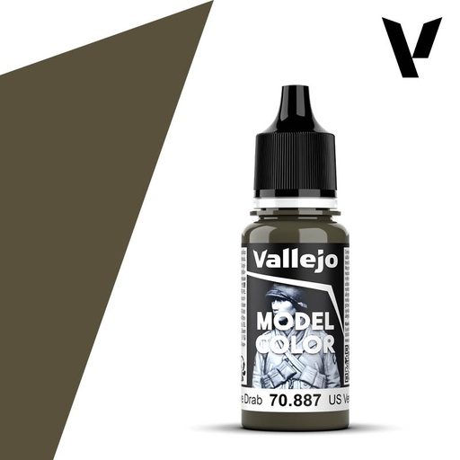 [ VAL70887 ] Vallejo Model Color US olive drab 18ml