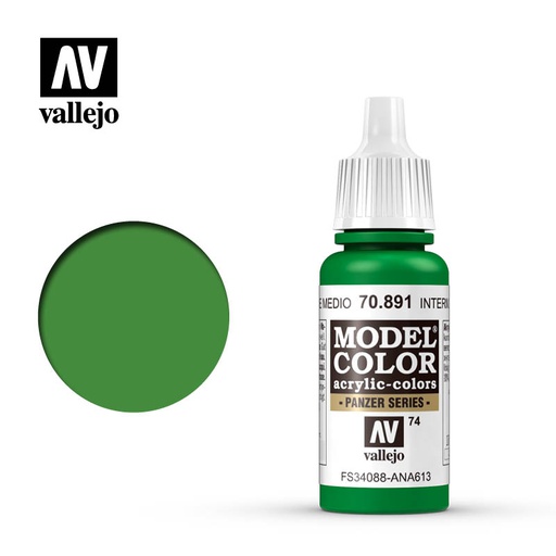[ VAL70891 ] Vallejo Model Color Intermediate Green 17ml