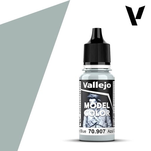 [ VAL70907 ] Vallejo Model Color Pale Grey Blue 18ml