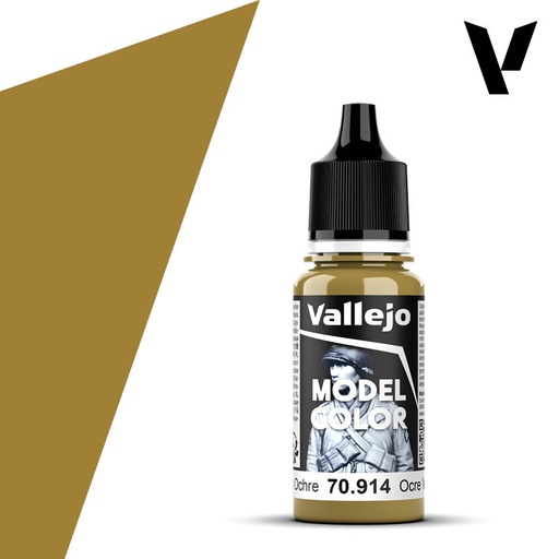 [ VAL70914 ] Vallejo Model Color Green Ochre 18ml