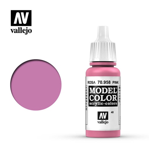 [ VAL70958 ] Vallejo Model Color Pink 17ml