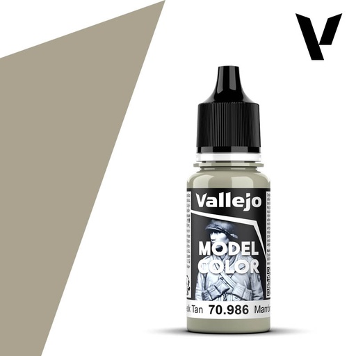 [ VAL70986 ] Vallejo Model Color Deck Tan 18ml