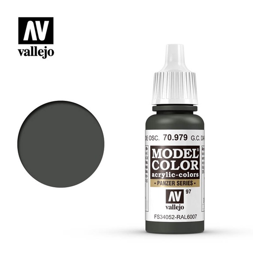 [ VAL70979 ] Vallejo Model Color German Cam. Dark Green 17ml