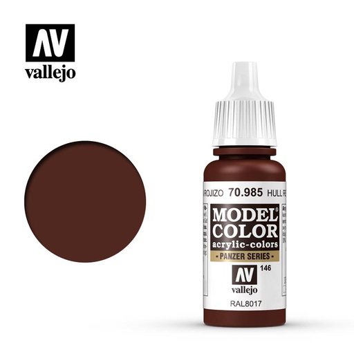 [ VAL70985 ] Vallejo Model Color Hull Red 17ml