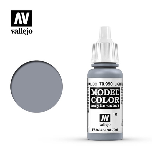 [ VAL70990 ] Vallejo Model Color Light Grey 17ml