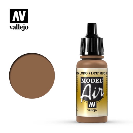 [ VAL71037 ] Vallejo Model Air Mud Brown 17ml