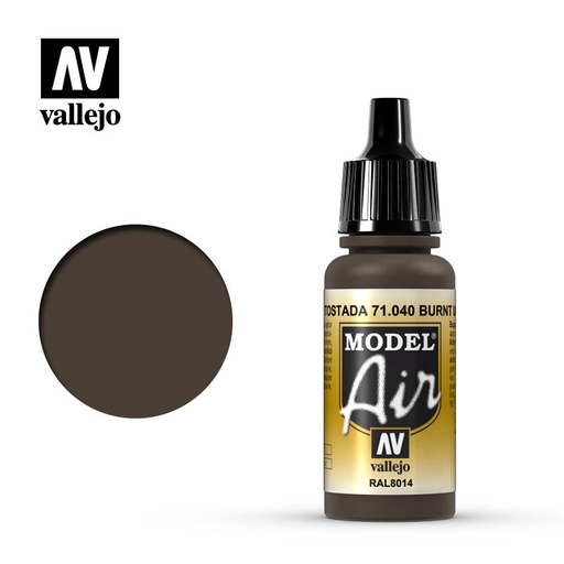 [ VAL71040 ] Vallejo Model Air Burnt Umber 17ml