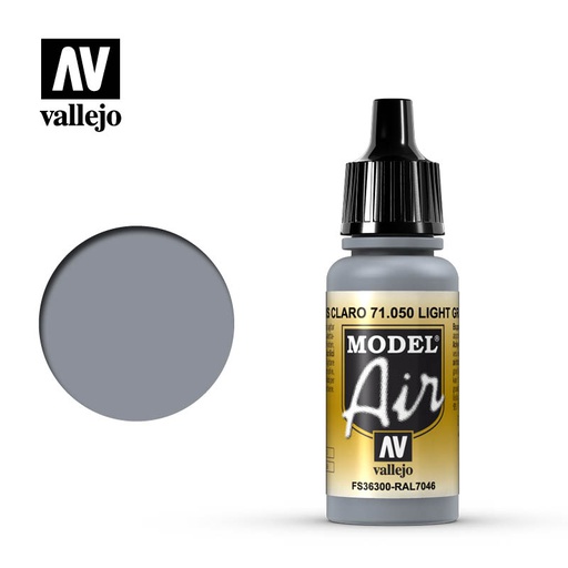 [ VAL71050 ] Vallejo Model Air Light Grey 17ml