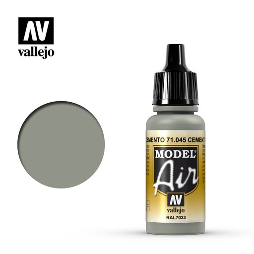 [ VAL71045 ] Vallejo Model Air Cement Grey 17ml