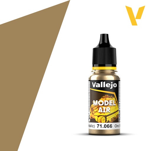 [ VAL71066 ] Vallejo Model Air Gold 18ml