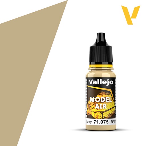 [ VAL71075 ] Vallejo Model Air Sand (Ivory) RAL1001  18ml