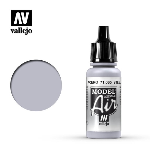[ VAL71065 ] Vallejo Model Air Steel 18ml