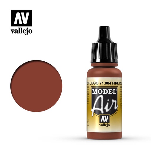 [ VAL71084 ] Vallejo Model Air Fire Red 17ml