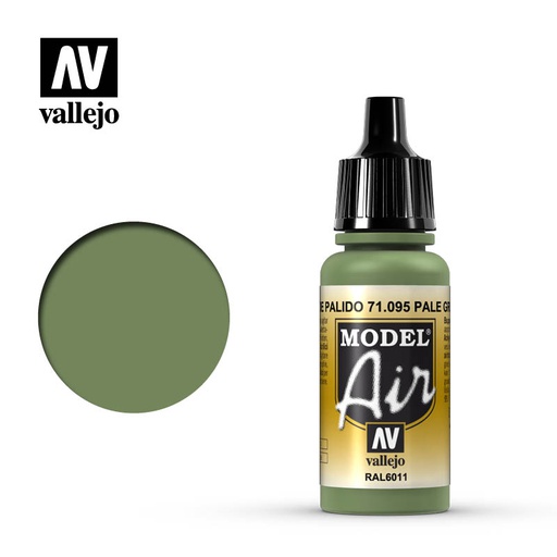 [ VAL71095 ] Vallejo Model Air Pale Green 17ml