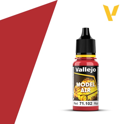 [ VAL71102 ] Vallejo Model Air Red 18ml