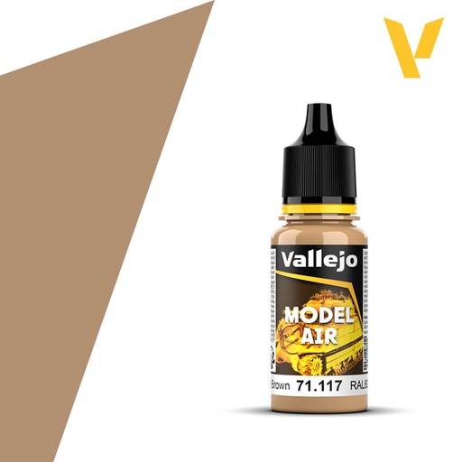 [ VAL71117 ] Vallejo Model Air Camouflage Brown 18ml